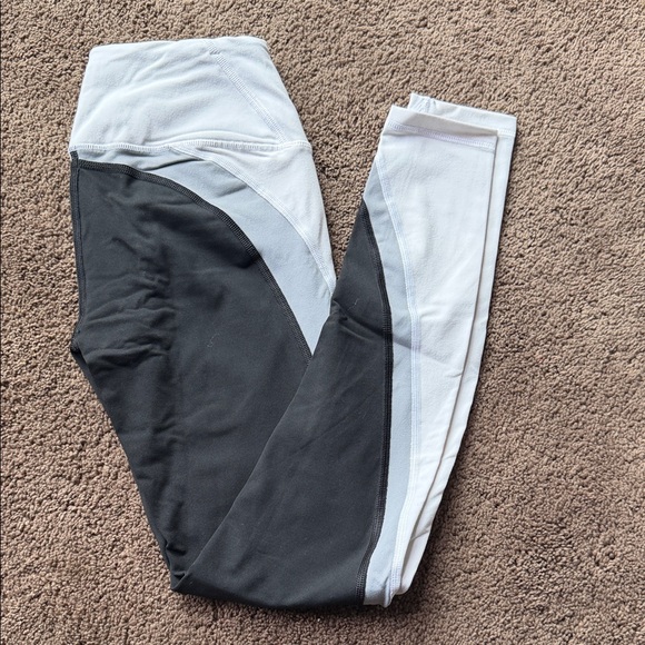 Victoria Sport Pants - Victoria sport colorblock Black and White Leggings